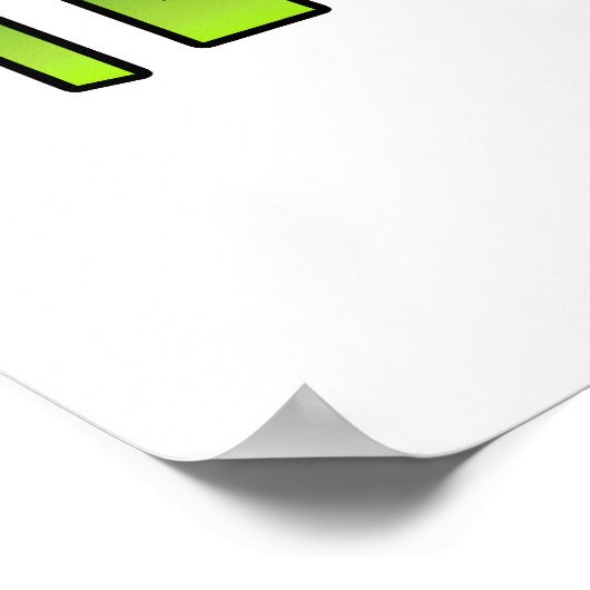 24-inch x 24-inch POSTER - LEVEND, LIMOEN, ZOUTEN, (Hoek)