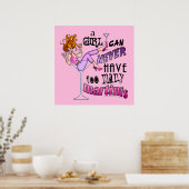 24-inch X 24-inch POSTER - TE VEEL MARTINIS (Keuken)