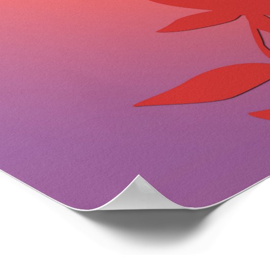 24-inch x 24-inch Romantic Love Poem Poster (Hoek)