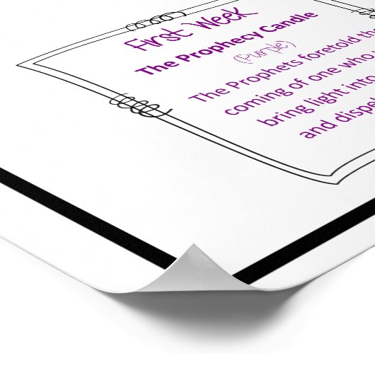 24-inch x 36-inch Advent Poster (Hoek)