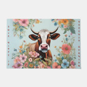 24 inch x 36 inch Welcome Mat/ Deurmat Whimsical K (Voorkant)