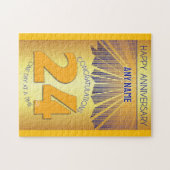 24 Jaar | AA 12 Stappen Jubileum Persoonlijk Legpuzzel (Horizontaal)