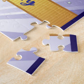 24 jaar herstel Jubileum vet cijfer Legpuzzel (Zijkant)