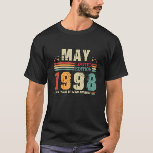 24 jaar oud Retro Geweldige sinds T-shirt