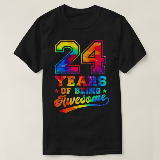 24 jaar oude 24e verjaardag Geweldige vrouwen T-shirt (Design voorkant)