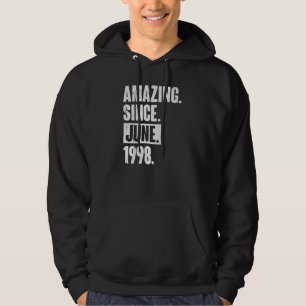 24 jaar oude 24e verjaardag sinds juni 1999 hoodie