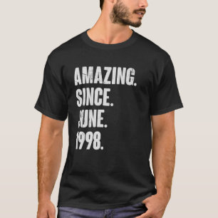 24 jaar oude 24e verjaardag sinds juni 1999 t-shirt