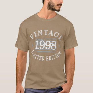 24 jaar oude Vintage 1998 Amerikaanse vlag 24 sept T-shirt