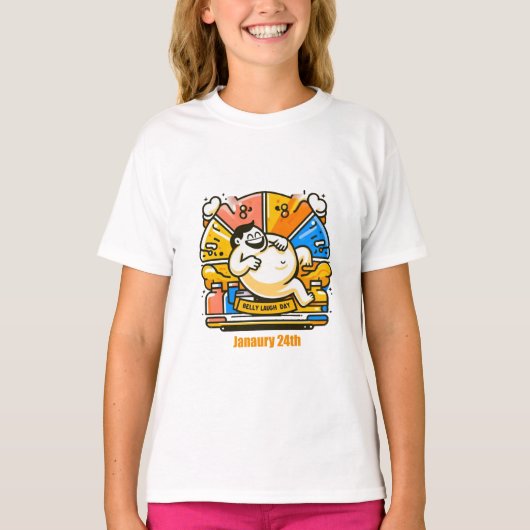 24 jan - buiklachdag t-shirt (Voorkant)