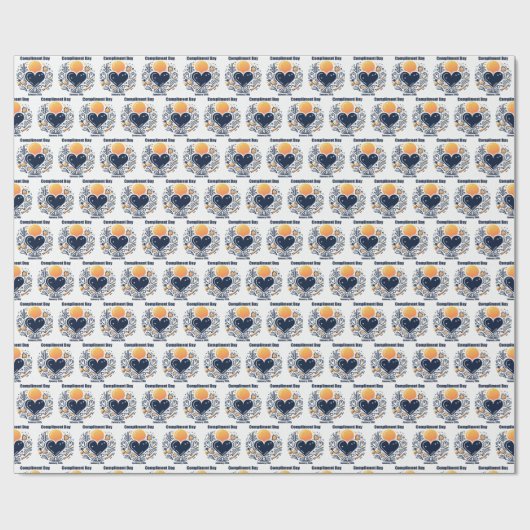 24 jan - Complimentdag Cadeaupapier (Vlak)