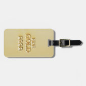 24 Karat Gold Bullion Bar Bagagelabel (Voorkant horizontaal)