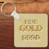 24 Karat Gold Bullion Bar Sleutelhanger (Voorkant)