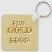 24 Karat Gold Bullion Bar Sleutelhanger (Achterkant)