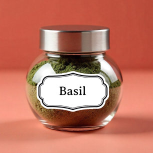 24 keukenkruiden en specerijen moderne labels stic