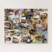 24 lukraak overlappende foto's collage Sjabloon Legpuzzel (Horizontaal)
