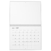 24 maanden blanco kalender 2025 - 2026 met Feestda (Mar 2027)
