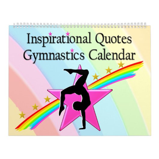 24 MAANDEN RAINBOWS GYMNAST QUOTE KALENDER (Hoes)