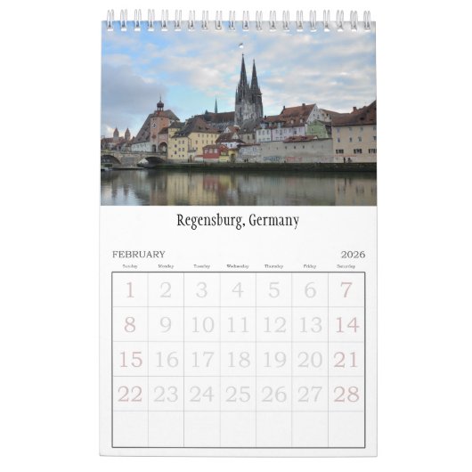 24 maanden Reis Europa Kalender (Feb 2026)