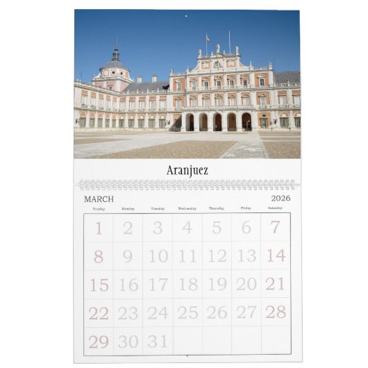 24 maanden Reizen Spanje Kalender (Mar 2026)