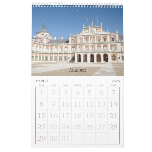 24 maanden Reizen Spanje Kalender (Mar 2026)