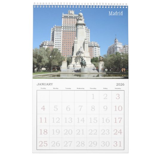 24 maanden Reizen Spanje Kalender (Jan 2026)