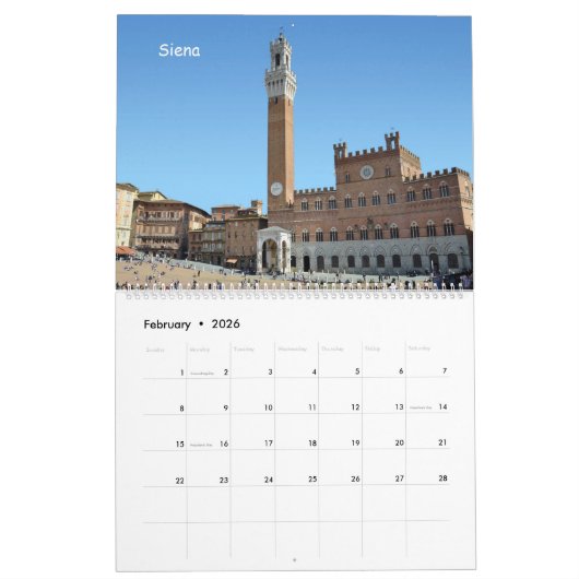 24 maanden Toscane Kalender (Feb 2026)