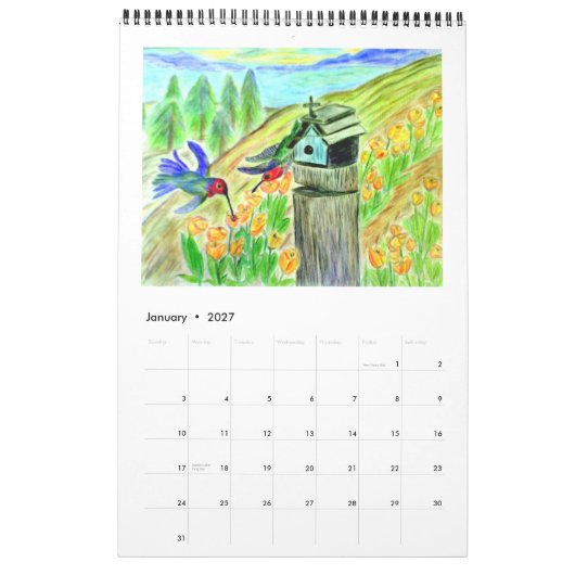 24-maands kalender voor kunst en fotografie (Jan 2027)