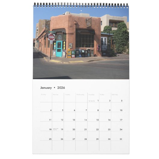 24-maands Santa Fe Kalender (Jan 2026)