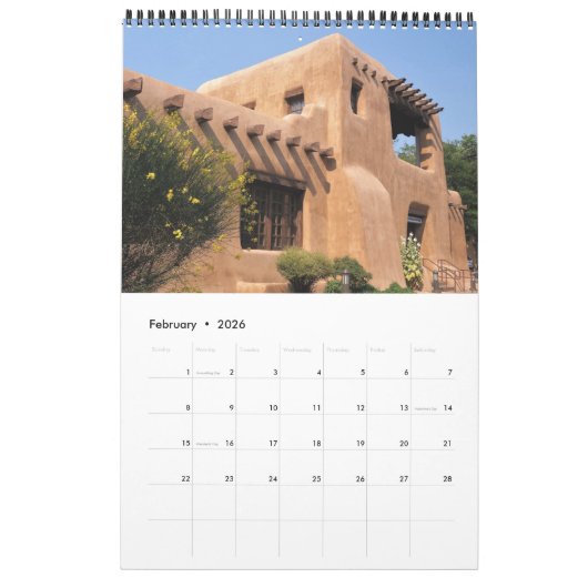 24-maands Santa Fe Kalender (Feb 2026)