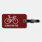 24 mijl per Taco Bagagelabel (Achterkant horizontaal)