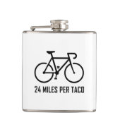 24 mijl per Taco Heupfles (Voorkant)