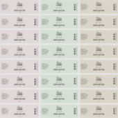 24 Natuurlijke Organische Thema Boteretiketten Sticker (Voorkant)