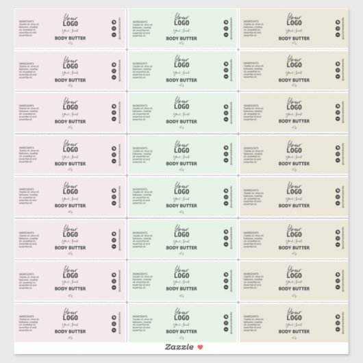24 Natuurlijke Organische Thema Boteretiketten Sticker (Vel)