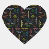 24 november, 24e verjaardag Sticker (Voorkant)