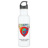 24 oz Godspreuk Waterfles (Voorkant)