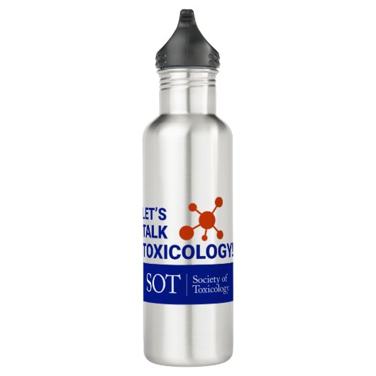 24 Oz Water Bottle-Let's Talk Toxicology Waterfles (Rechts)