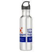 24 Oz Water Bottle-Let's Talk Toxicology Waterfles (Voorkant)
