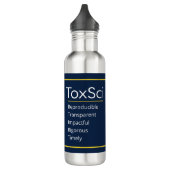 24 Oz Water Bottle-ToxSci Journal Waterfles (Links)