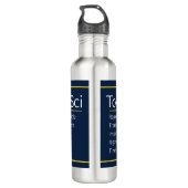 24 Oz Water Bottle-ToxSci Journal Waterfles (Achterkant)