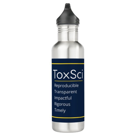 24 Oz Water Bottle-ToxSci Journal Waterfles (Rechts)