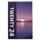24 Paarse Zonsondergang Kalender (Hoes)
