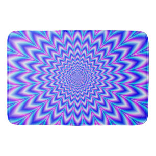 24-puntenpuls in Blauw roze en Violet Badmat