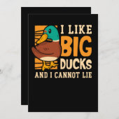 24.Rubber duck for a Duck Lovers Save The Date (Voorkant / Achterkant)