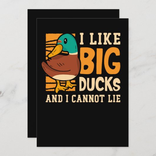 24.Rubber duck for a Duck Lovers Save The Date (Voorkant / Achterkant)