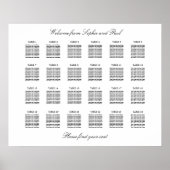 24 tafel Elegante minimalistische zitgrafiek Poster (Voorkant)