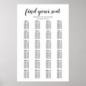 24 Tafel graafkaart voor grote weddenschappen Poster (Voorkant)