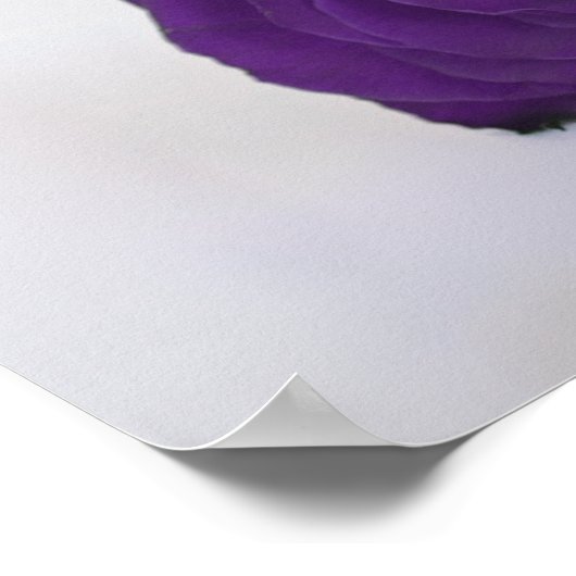 24 Tafel Royal Paars Roos Wedding Seating Chart Poster (Hoek)