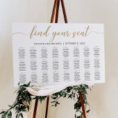 24 Tafels Vind uw Seat Zitplaatsschema Plan Poster