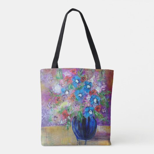 "24 uur 'Bouquet' Canvas tas Art van Sheryl Amburg (Achterkant)