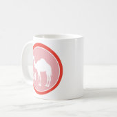 24 uur - Camel Design (Red)-Mok Koffiemok (Voorkant links)